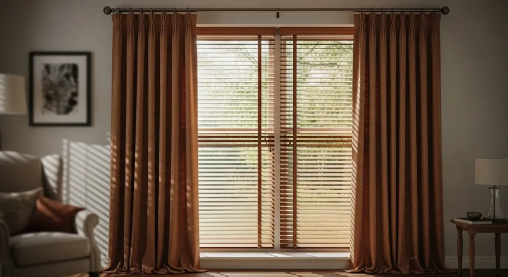 Velvet curtains in a Dubai home providing comfort and style.